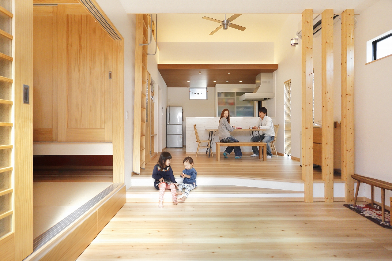 ■敷地を有効利用した外観デザインの平屋住宅