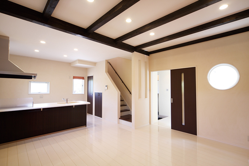 スカイバルコニーのある家