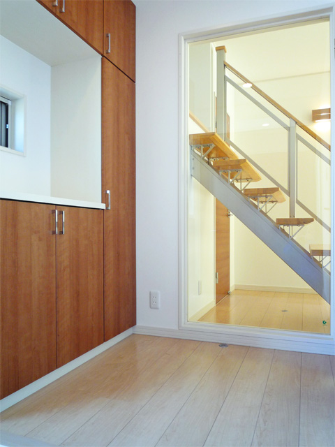 3色キューブな家