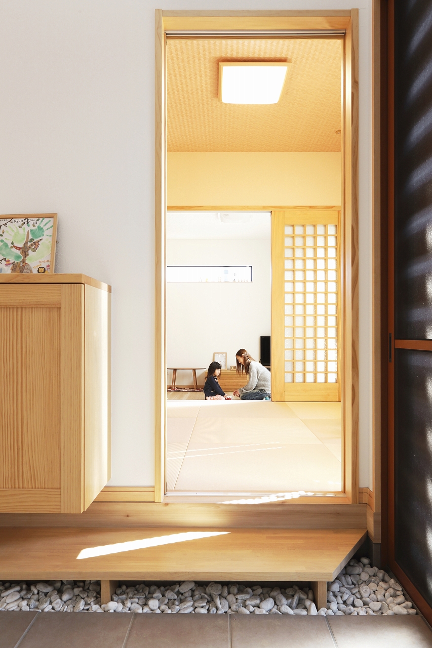 ■敷地を有効利用した外観デザインの平屋住宅